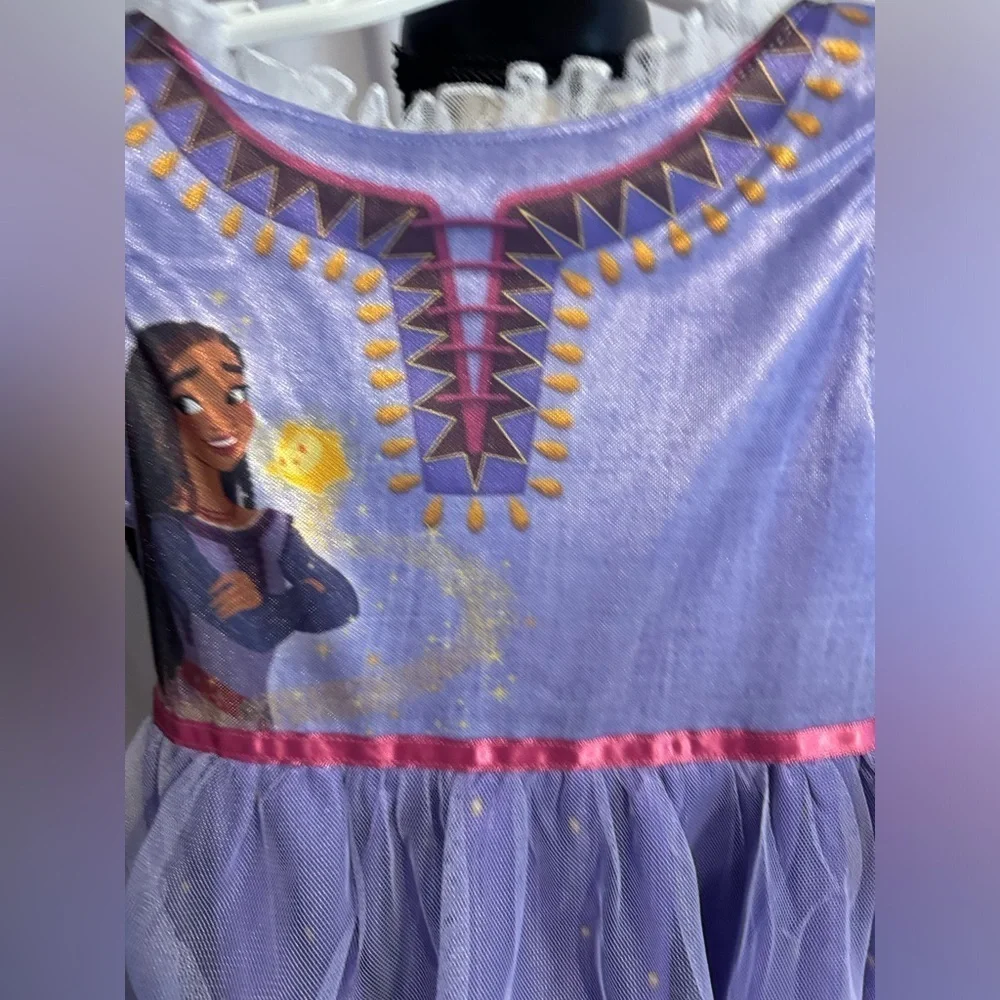 Disney Wish Asha purple girls dress